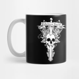 Liberty or Death Skull and Sword Mug